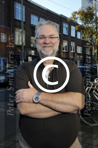 Den Haag 1 oktober 2015
Jake Hampel met zijn vrouw Lydia en hun 2 zoons bij een tatoo shop in Den Haag.