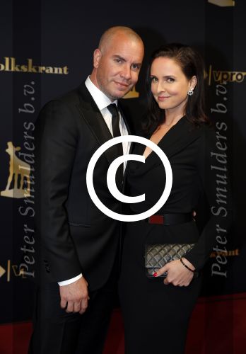 Utrecht 2 oktober 2015
Uitreiking van de gouden kalveren in het beatrix theater. Jeroen v Koningsbrugge met zijn vrouw Marie Claire Witlox