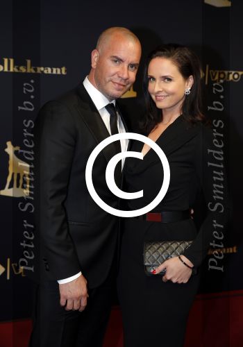 Utrecht 2 oktober 2015
Uitreiking van de gouden kalveren in het beatrix theater. Jeroen v Koningsbrugge met zijn vrouw Marie Claire Witlox