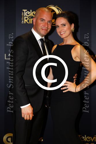Amsterdam 15 oktober 2015
Uitreiking van de 50e televizierring in carre. Jeroen v Koningsbrugge met zijn vrouw Marie Claire Witlox