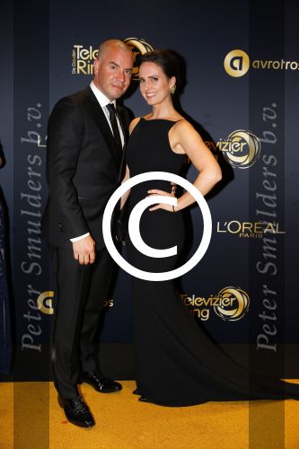 Amsterdam 15 oktober 2015
Uitreiking van de 50e televizierring in carre. Jeroen v Koningsbrugge met zijn vrouw Marie Claire Witlox