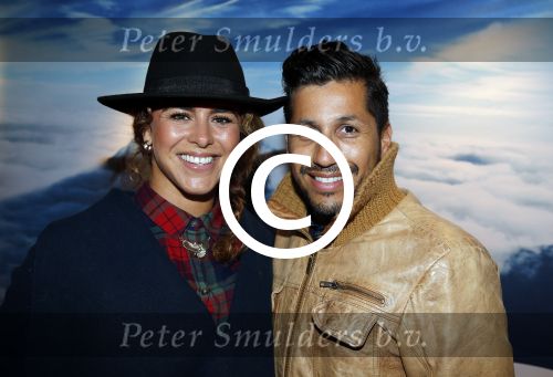 Amsterdam 14 september 2015 
Premiere Everest in pathe arena. Jody Bernal met zijn vrouw