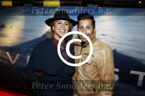 Amsterdam 14 september 2015 
Premiere Everest in pathe arena. Jody Bernal met zijn vrouw