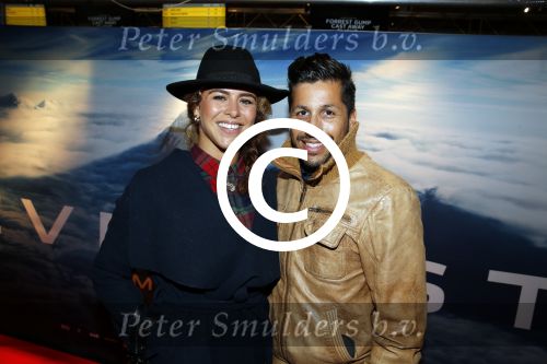 Amsterdam 14 september 2015 
Premiere Everest in pathe arena. Jody Bernal met zijn vrouw