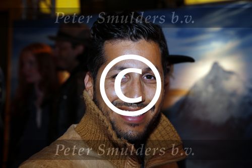 Amsterdam 14 september 2015 
Premiere Everest in pathe arena. Jody Bernal met zijn vrouw