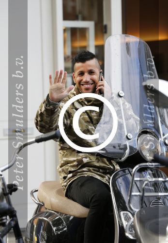 Amsterdam 25 september 2015
Jody Bernal op zijn vespa scooter