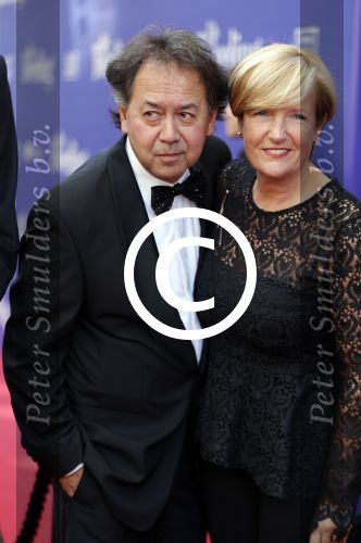 Amsterdam 11 oktober 2015
Premiere de tweeling in het nieuwe de la mar theater
Joop Munsterman met partner Irma