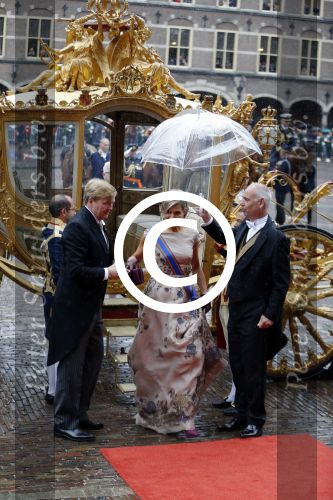 Den Haag 15 september 2015
Prinsjesdag 2015 met Koning Willem Alexander Koningin Maxima prins Constantijn en Prinses Laurentien. Dit jaar wordt de gouden koets voorlopig voor het laatst gebruikt.