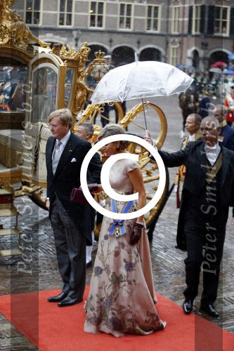 Den Haag 15 september 2015
Prinsjesdag 2015 met Koning Willem Alexander Koningin Maxima prins Constantijn en Prinses Laurentien. Dit jaar wordt de gouden koets voorlopig voor het laatst gebruikt.