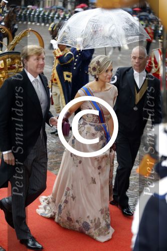 Den Haag 15 september 2015
Prinsjesdag 2015 met Koning Willem Alexander Koningin Maxima prins Constantijn en Prinses Laurentien. Dit jaar wordt de gouden koets voorlopig voor het laatst gebruikt.