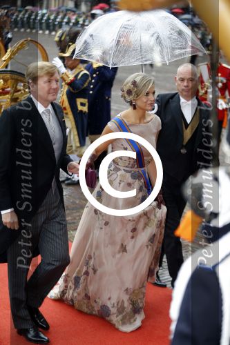 Den Haag 15 september 2015
Prinsjesdag 2015 met Koning Willem Alexander Koningin Maxima prins Constantijn en Prinses Laurentien. Dit jaar wordt de gouden koets voorlopig voor het laatst gebruikt.