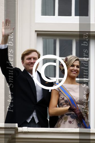 Den Haag 15 september 2015
Prinsjesdag 2015 met Koning Willem Alexander Koningin Maxima prins Constantijn en Prinses Laurentien. Dit jaar wordt de gouden koets voorlopig voor het laatst gebruikt.