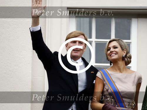 Den Haag 15 september 2015
Prinsjesdag 2015 met Koning Willem Alexander Koningin Maxima prins Constantijn en Prinses Laurentien. Dit jaar wordt de gouden koets voorlopig voor het laatst gebruikt.