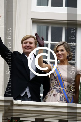 Den Haag 15 september 2015
Prinsjesdag 2015 met Koning Willem Alexander Koningin Maxima prins Constantijn en Prinses Laurentien. Dit jaar wordt de gouden koets voorlopig voor het laatst gebruikt.
