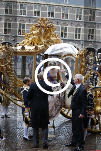 Den Haag 15 september 2015
Prinsjesdag 2015 met Koning Willem Alexander Koningin Maxima prins Constantijn en Prinses Laurentien. Dit jaar wordt de gouden koets voorlopig voor het laatst gebruikt.