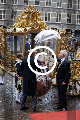 Den Haag 15 september 2015
Prinsjesdag 2015 met Koning Willem Alexander Koningin Maxima prins Constantijn en Prinses Laurentien. Dit jaar wordt de gouden koets voorlopig voor het laatst gebruikt.