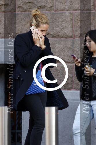 Amsterdam 18 september 2015
Lieke v Lexmond bellend op straat.