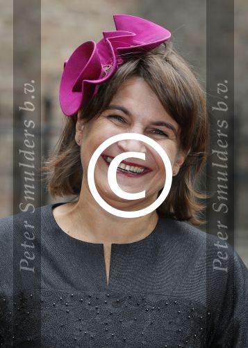Den Haag 15 september 2015
Prinsjesdag 2015 met Koning Willem Alexander Koningin Maxima prins Constantijn en Prinses Laurentien. Dit jaar wordt de gouden koets voorlopig voor het laatst gebruikt.  Liliane Ploumen met man