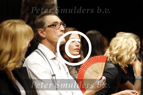 Amsterdam 19 september 2015
De modeshow van Mart Visser in het conservatorium hotel.
Liz Snoijink met man