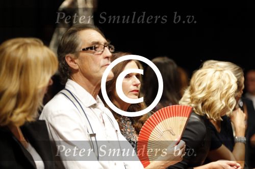 Amsterdam 19 september 2015
De modeshow van Mart Visser in het conservatorium hotel.
Liz Snoijink met man