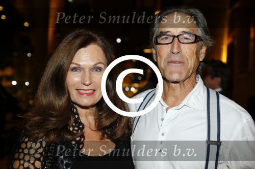 Amsterdam 19 september 2015
De modeshow van Mart Visser in het conservatorium hotel.
Liz Snoijink met man