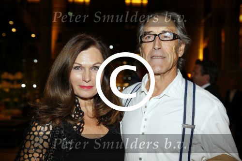 Amsterdam 19 september 2015
De modeshow van Mart Visser in het conservatorium hotel.
Liz Snoijink met man