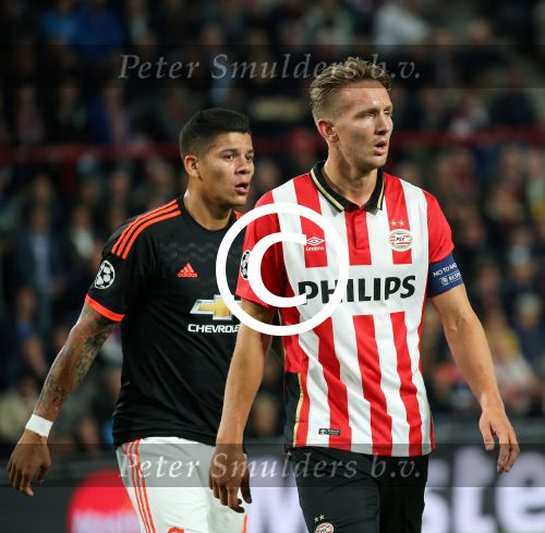 Eindhoven, 15 September 2015
CL 2015/2016
Eerste wedstrijd PSV-Manchester United, eindstand 2-1
Luuk de Jong