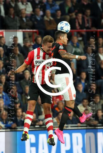 Eindhoven, 15 September 2015
CL 2015/2016
Eerste wedstrijd PSV-Manchester United, eindstand 2-1
Luuk de Jong
