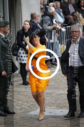 Den Haag 15 september 2015
Prinsjesdag 2015 met Koning Willem Alexander Koningin Maxima prins Constantijn en Prinses Laurentien. Dit jaar wordt de gouden koets voorlopig voor het laatst gebruikt. Marianne Thieme