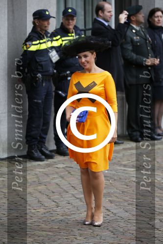 Den Haag 15 september 2015
Prinsjesdag 2015 met Koning Willem Alexander Koningin Maxima prins Constantijn en Prinses Laurentien. Dit jaar wordt de gouden koets voorlopig voor het laatst gebruikt. Marianne Thieme