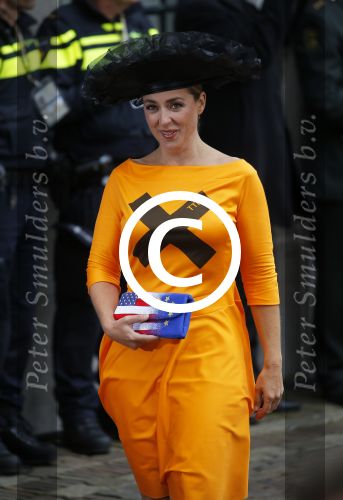 Den Haag 15 september 2015
Prinsjesdag 2015 met Koning Willem Alexander Koningin Maxima prins Constantijn en Prinses Laurentien. Dit jaar wordt de gouden koets voorlopig voor het laatst gebruikt. Marianne Thieme
