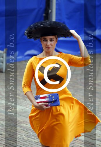 Den Haag 15 september 2015
Prinsjesdag 2015 met Koning Willem Alexander Koningin Maxima prins Constantijn en Prinses Laurentien. Dit jaar wordt de gouden koets voorlopig voor het laatst gebruikt. Marianne Thieme