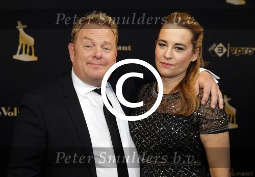 Utrecht 2 oktober 2015
Uitreiking van de gouden kalveren in het beatrix theater. Martijn Fischer met vriendin