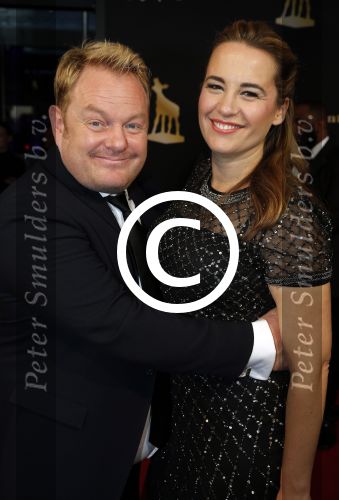 Utrecht 2 oktober 2015
Uitreiking van de gouden kalveren in het beatrix theater. Martijn Fischer met vriendin