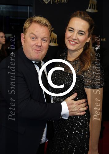 Utrecht 2 oktober 2015
Uitreiking van de gouden kalveren in het beatrix theater. Martijn Fischer met vriendin