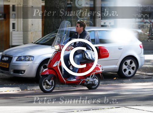 Amsterdam 2 oktober 2015
Martijn Krabbe op zijn vespa scooter