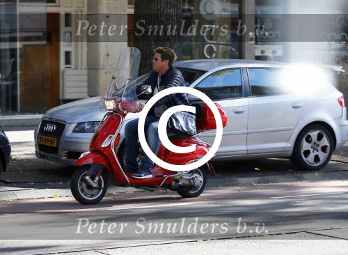 Amsterdam 2 oktober 2015
Martijn Krabbe op zijn vespa scooter