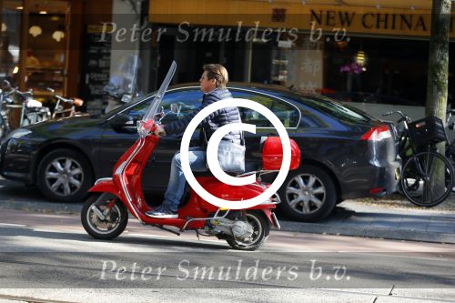 Amsterdam 2 oktober 2015
Martijn Krabbe op zijn vespa scooter