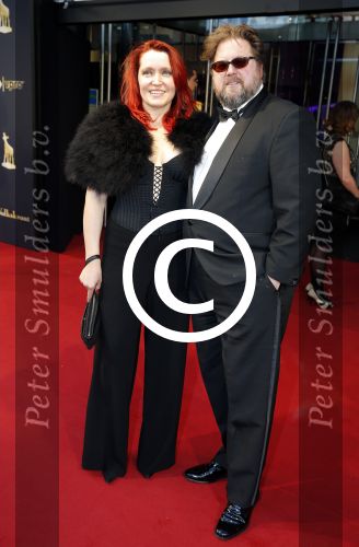 Utrecht 2 oktober 2015
Uitreiking van de gouden kalveren in het beatrix theater.
Martin Koolhoven en partner Talullah Hazekamp Schwab