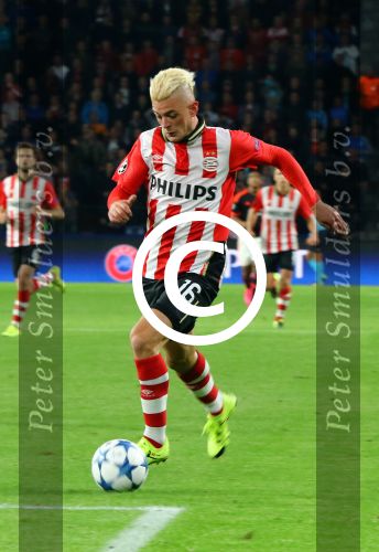Eindhoven, 15 September 2015
CL 2015/2016
Eerste wedstrijd PSV-Manchester United, eindstand 2-1
Maxime Lestienne