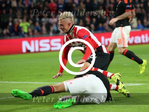 Eindhoven, 15 September 2015
CL 2015/2016
Eerste wedstrijd PSV-Manchester United, eindstand 2-1
Maxime Lestienne