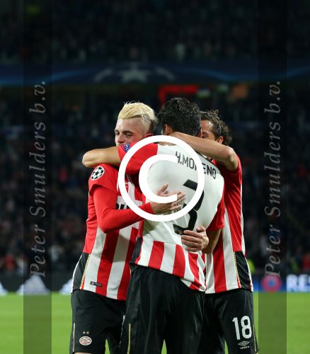 Eindhoven, 15 September 2015
CL 2015/2016
Eerste wedstrijd PSV-Manchester United, eindstand 2-1
Maxime Lestienne