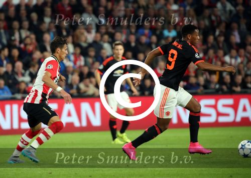Eindhoven, 15 September 2015
CL 2015/2016
Eerste wedstrijd PSV-Manchester United, eindstand 2-1
Memphis Depay