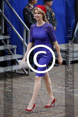 Den Haag 15 september 2015
Prinsjesdag 2015 met Koning Willem Alexander Koningin Maxima prins Constantijn en Prinses Laurentien. Dit jaar wordt de gouden koets voorlopig voor het laatst gebruikt. Mona Keijzer