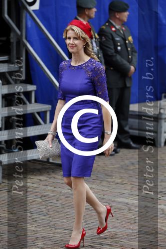 Den Haag 15 september 2015
Prinsjesdag 2015 met Koning Willem Alexander Koningin Maxima prins Constantijn en Prinses Laurentien. Dit jaar wordt de gouden koets voorlopig voor het laatst gebruikt. Mona Keijzer