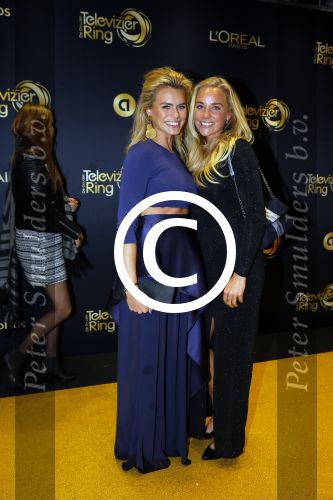 Amsterdam 15 oktober 2015
Uitreiking van de 50e televizierring in carre. Nicolette v Dam met manager Leontien Mourits