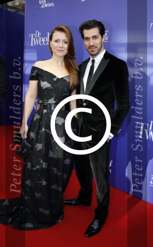 Amsterdam 11 oktober 2015
Premiere de tweeling in het nieuwe de la mar theater
Ohren Schrijver en partner Celine Purcell