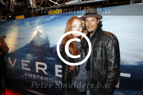 Amsterdam 14 september 2015 
Premiere Everest in pathe arena. Poal Cairo met partner