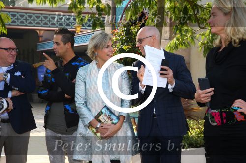 Kaatsheuvel, De Efteling presentatie en voorlezen door Yes-R en Prinses Laurentien
Prinses Laurentien in gesprek met Roel Govers van stichting lezen en schrijven