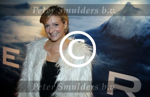Amsterdam 14 september 2015 
Premiere Everest in pathe arena. Priscilla Kneteman met vriend